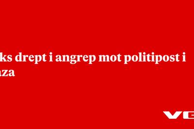 Seks drept i angrep mot politipost i Gaza