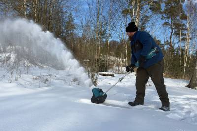 En smart måte å måke snø på