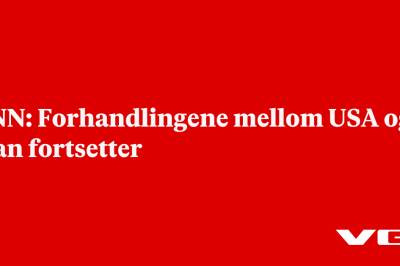 CNN: Forhandlingene mellom USA og Iran fortsetter