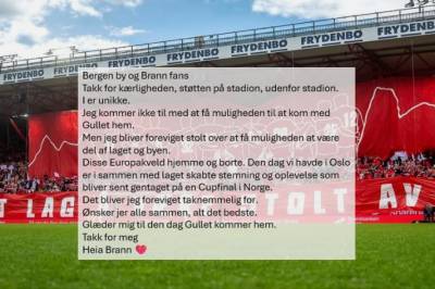 Freyr med avskjedsmelding: – Gleder meg til gullet ska hem