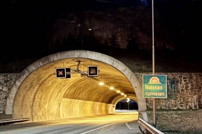 Nattestenger E18-tunnel i fire uker