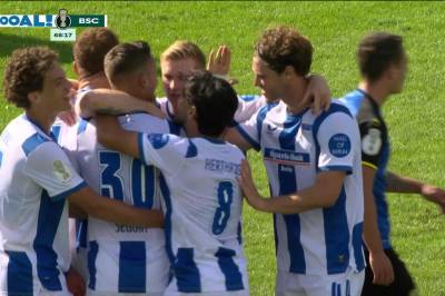 Paul Seguin setter 1-0 mot 1. FC Saarbrucken