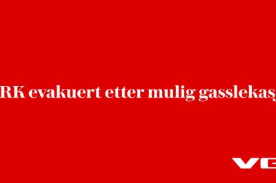 NRK evakuert etter mulig gasslekasje