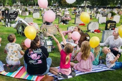 Bursdag på graven
