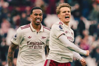 Sent Leandro Trossard mål med Martin Ødegaard assist sender Arsenal et skritt nærmere Premier League-tittelen
