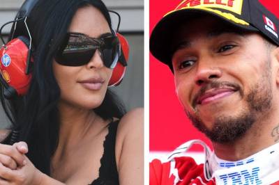 Lewis Hamilton stråler med Kardashian: – Følelsesmessig berg-og-dal-bane