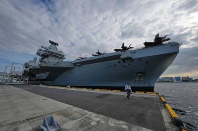Gigantisk britisk hangarskip kommer til Oslo