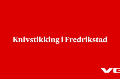 Knivstikking i Fredrikstad