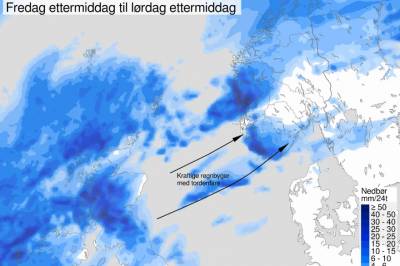 Ustabil luft ventes fredag