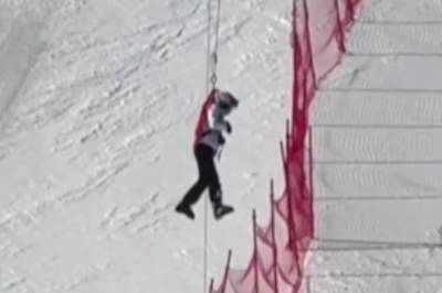 Satt fast i fem timer