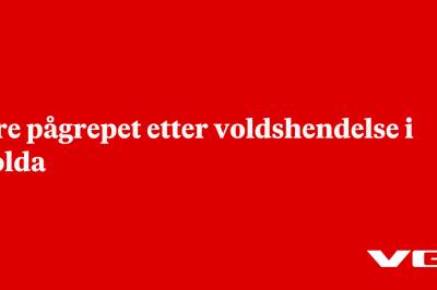 Fire pågrepet etter voldshendelse i Volda