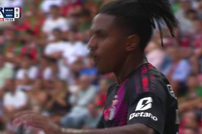 Leandro Barreiro setter 2-0 mot Maritimo Madeira