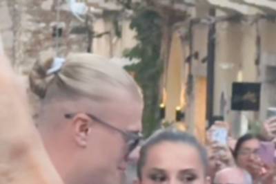 SE: Haaland dukket opp med kjæresten Isabel Haugseng Johansen