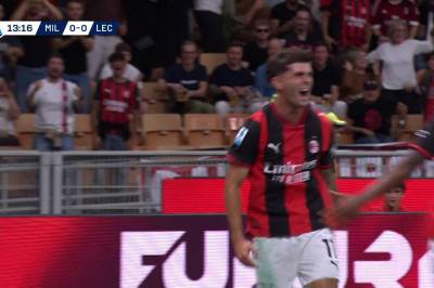 Christian Pulisic med mål mot Lecce