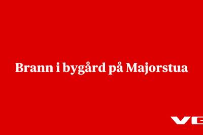 Brann i bygård på Majorstua