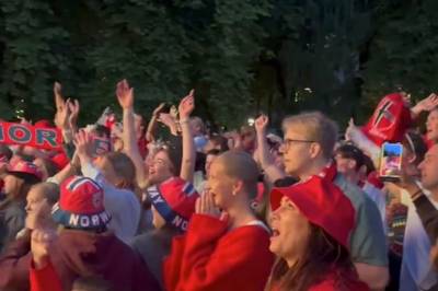 Elleville jubelscener da Haaland sendte Norge i ledelsen