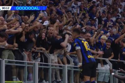 Lautaro Martinez setter 3-2 mot Napoli