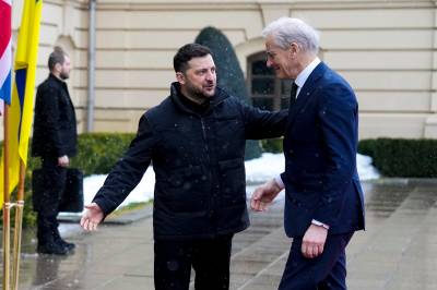 Zelenskyj: Takket være Norge kom vi gjennom vinteren