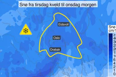 Væromslaget: Snø, mer snø og is