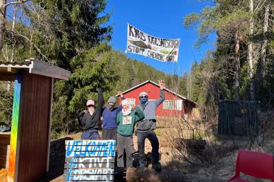 Okkupantene holder stand: – Vi oppfordrer alle til å komme innom og ta en kaffe