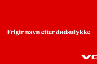 Frigir navn etter dødsulykke