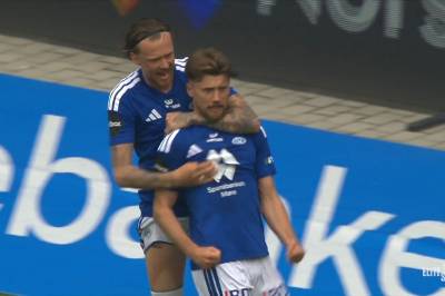 Se høydepunktene: Vebjørn Hoff sørget for tre poeng til Molde hjemme mot Kristiansund