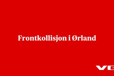 Frontkollisjon i Ørland