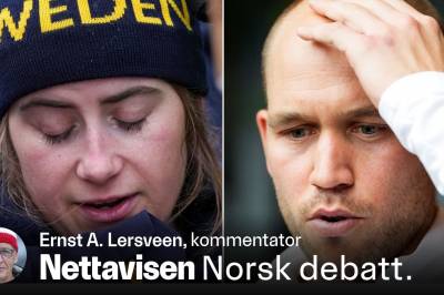 Nei – Pål Golberg prøvde ikke å lære Ebba Andersson å stå på ski