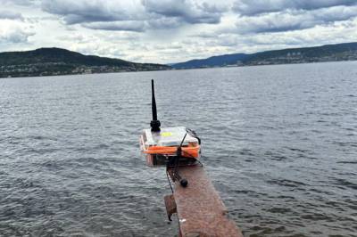 Forskere logger vannføringen i Drammensfjorden for å lage en digital modell