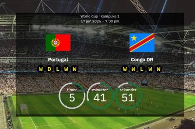 VM 2026! Portugal mot DR Kongo: Lagoppstillinger, statistikk og forhåndsomtale