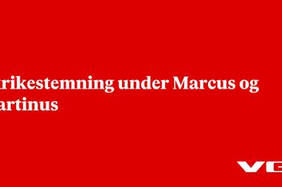 Skrikestemning under Marcus og Martinus