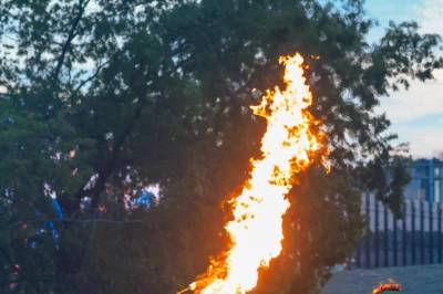 Se Rakkere ta over Rådhusplassen.