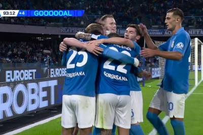 De Bruyne med scoring for Napoli