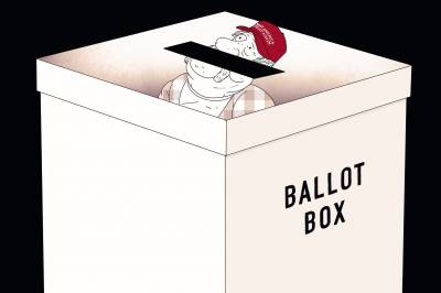 Jubilanten er politisk bortreist på dagen