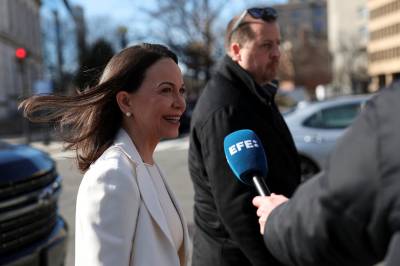 Machado møter Trump: Vil gi ham fredsprisen