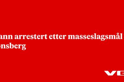 Mann arrestert etter masseslagsmål i Tønsberg