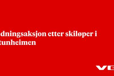 Redningsaksjon etter skiløper i Jotunheimen