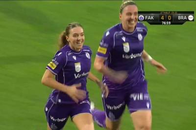 Modesta Uka med mål mot Brann (W)