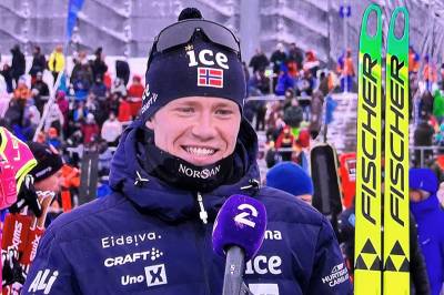 Sterk 2. plass til Martin i bomskudd-løp i Oberhof &bull; Birkenesavisa